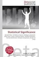 Lambert M. Surhone (U. A.) | Statistical Significance | Taschenbuch | Englisch