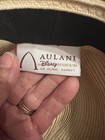 RARE Disney Aulani Ko Olina Hawaii Straw Sun Hat Fedora Colorful Silk Trim Adult — photo 6