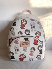 NWT Star Wars Queen Padme Amidala Mini Backpack AOP Chibi Bioworld Boxlunch Exc.