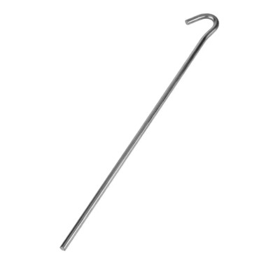 Everbilt 9 in. Tent Stake, Zinc Plated Steel, Heavy Duty Design (10-Pack) NEW