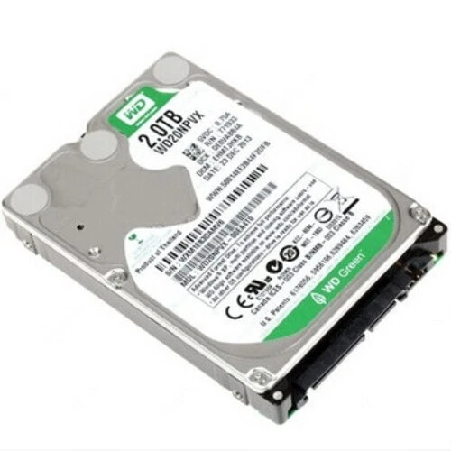 Disco duro compatible WD WD Green 2 TB WD20NPVX 2,5" SATA 6 Gbps 5400 rpm HDD - Imagen 1 de 2
