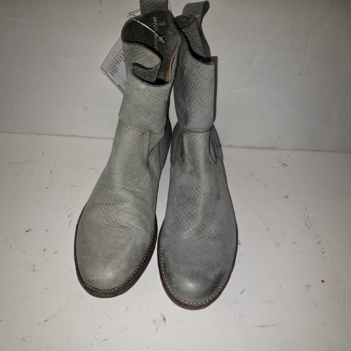 Blackstone Taupe Leather Side Zip Ankle Boots Goodyear Welted BW30 Size 37, US 7 - Picture 3 of 12