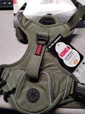 KONG Ultra Durable, Our Strongest, Waste Bag Harness, Size M, Color Green(A)