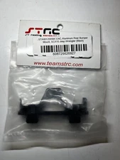 Team St Racing STRC ALUM Rear Bumper Mount, SCX10 Jeep Wrangler Black.