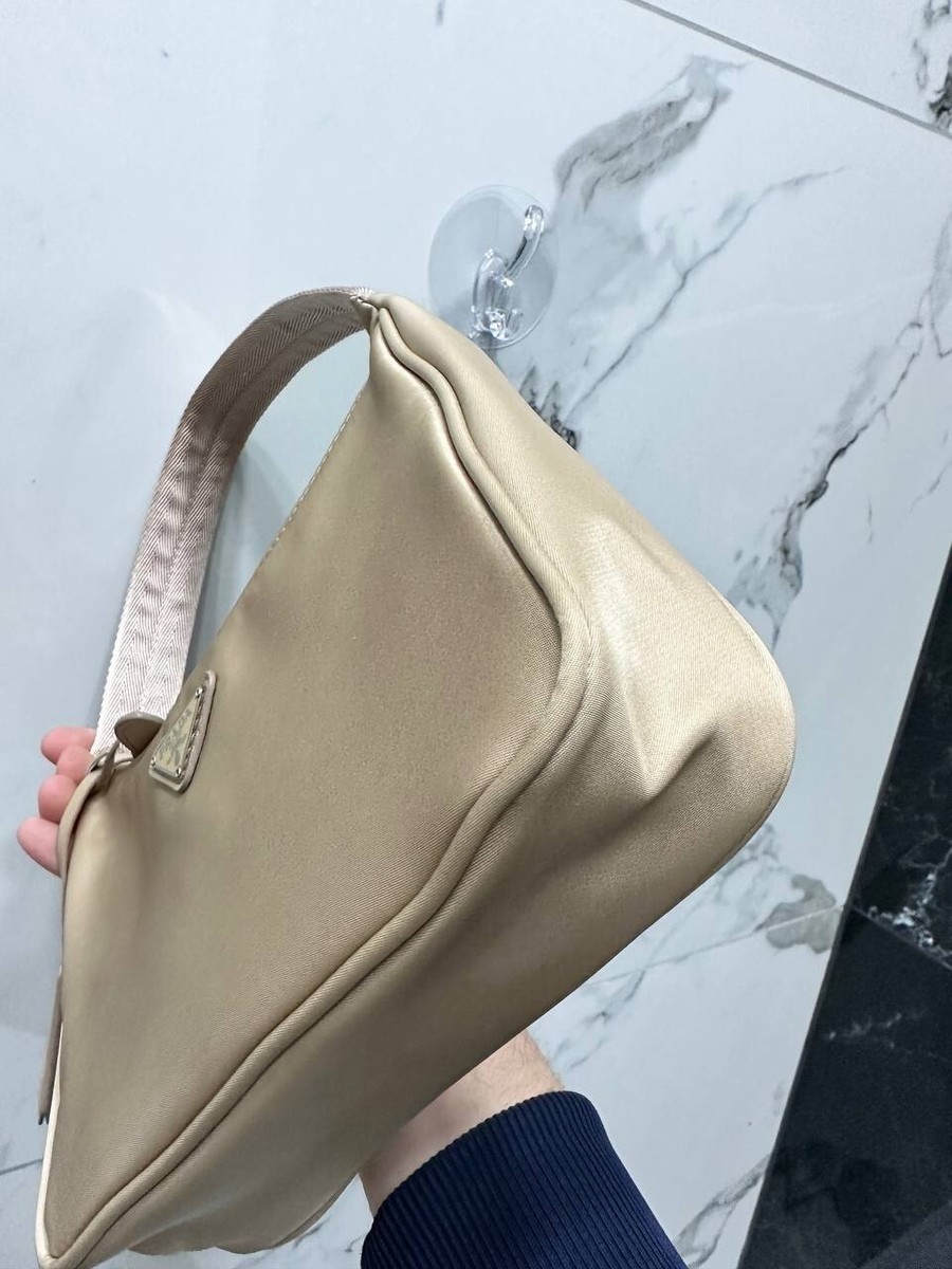 Vintage Prada Re-Edition 2000 Nylon Shoulder Mini Bag Logo