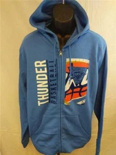 New Oklahoma City Thunder Mens Size L Large Full Zip Hoodie Jacket