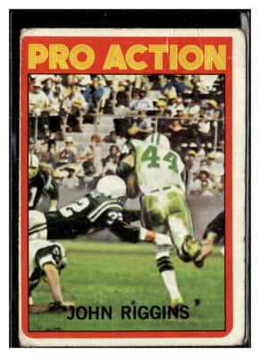 John Riggins 1972 Topps #126 New York Jets Pro Action | Hall of Fame | Rookie RC