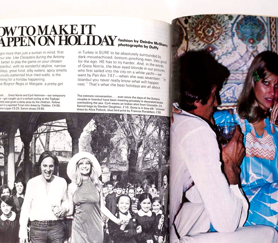 PAULENE STONE Laurence Harvey GRETA NORRIS Cosmopolitan magazine Jul 1972 Twiggy - Image 4 of 4