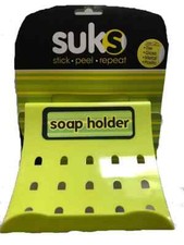 SUKS Reusable Soap Holder College Dorm Bathroom Removable Safe Shower Bathtub