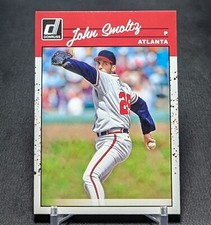 John Smoltz 1990 Retro Throwback 2023 Panini Donruss Card #265 Atlanta Braves