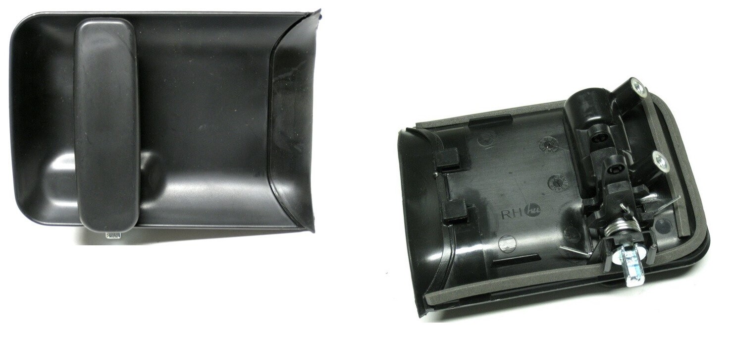 Poignée de porte latérale coulissante droite noire pour Citroën Berlingo et Peugeot Partner