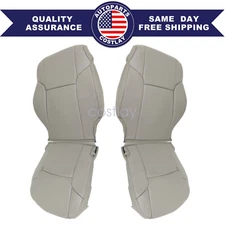 For 03-09 Toyota 4Runner Limited Driver Passenger Leather Seat Cover Taupe LB42