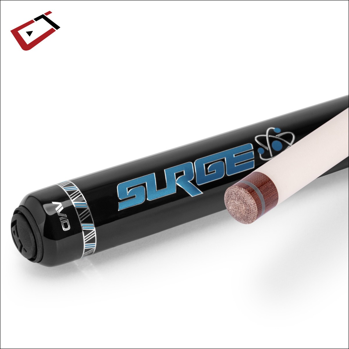 New Cuetec AVID Surge Series Black/Blue Jump Cue - AVID Jump