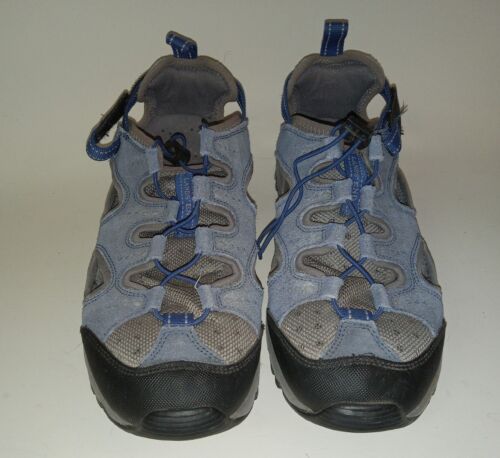 Lands End Women’s Blue Hiking Sandal Shoe 191511 Suede Trail Shoe Size - Picture 10 of 13