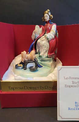 Royal Doulton Les Femmes Fatales T'ZU-HSI EMPRESS DOWAGER. HN 2342. LTD edition.