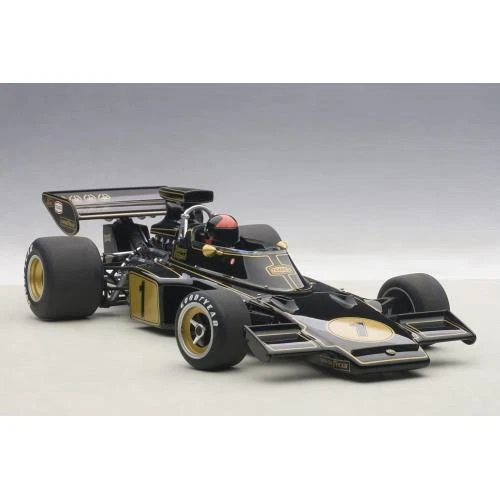 1:18 Autoart Lotus 72E F1 #1 Season 1973 E.Fittipaldi With Figure AA87328 Modell - Immagine 3 di 4