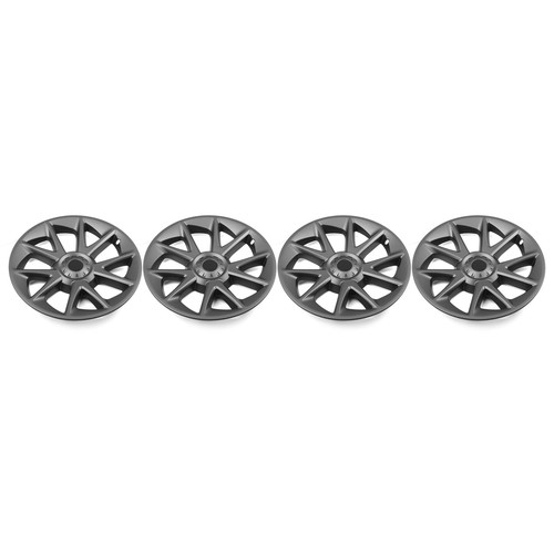 4x 18 inch Hub Cap Hubcap Rim Cover For Tesla Model 3 2017-2023 2018 Gray - Picture 4 of 22
