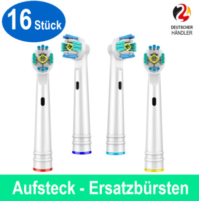 Aufsteckbürsten kompatibel für Oral B Zahnbürsten Ersatz Aufsatz PRO-WHITE   Neu