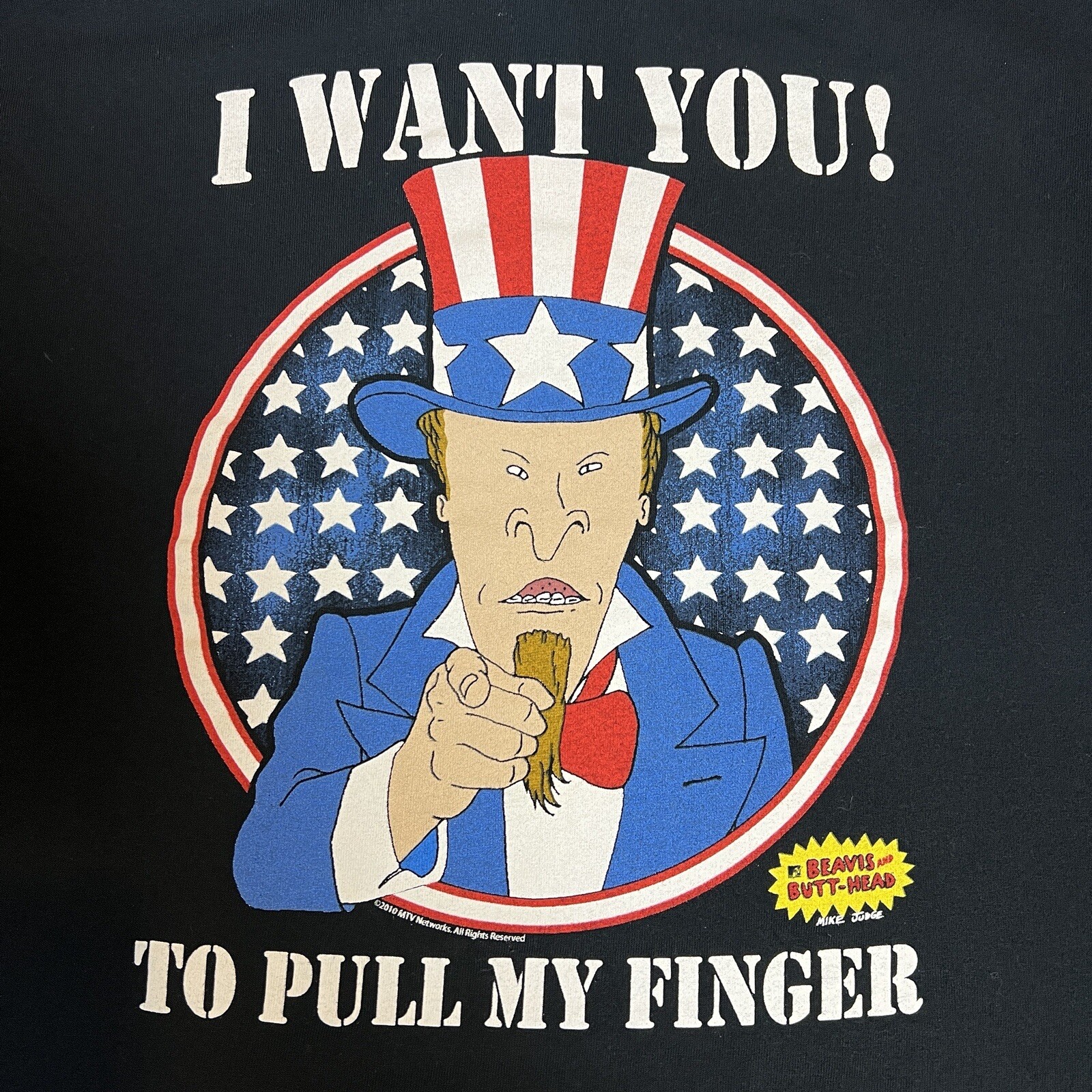 T-shirt Uomo "I Want You Zio America" Bianca - Design Grafico, Cotone, Nuovo Con Etichette - Foto 12