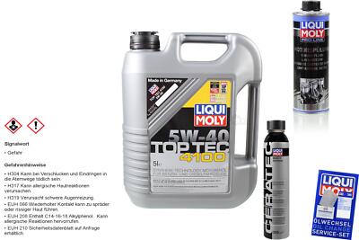 5L Liqui Moly Top Tec 4100 5W-40 Motoröl Cera Tec Pro-Line Motorspülung