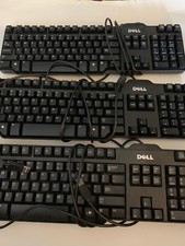 Dell Sk-8115 Keyboard Lot Of 3 For Home Or Office Black