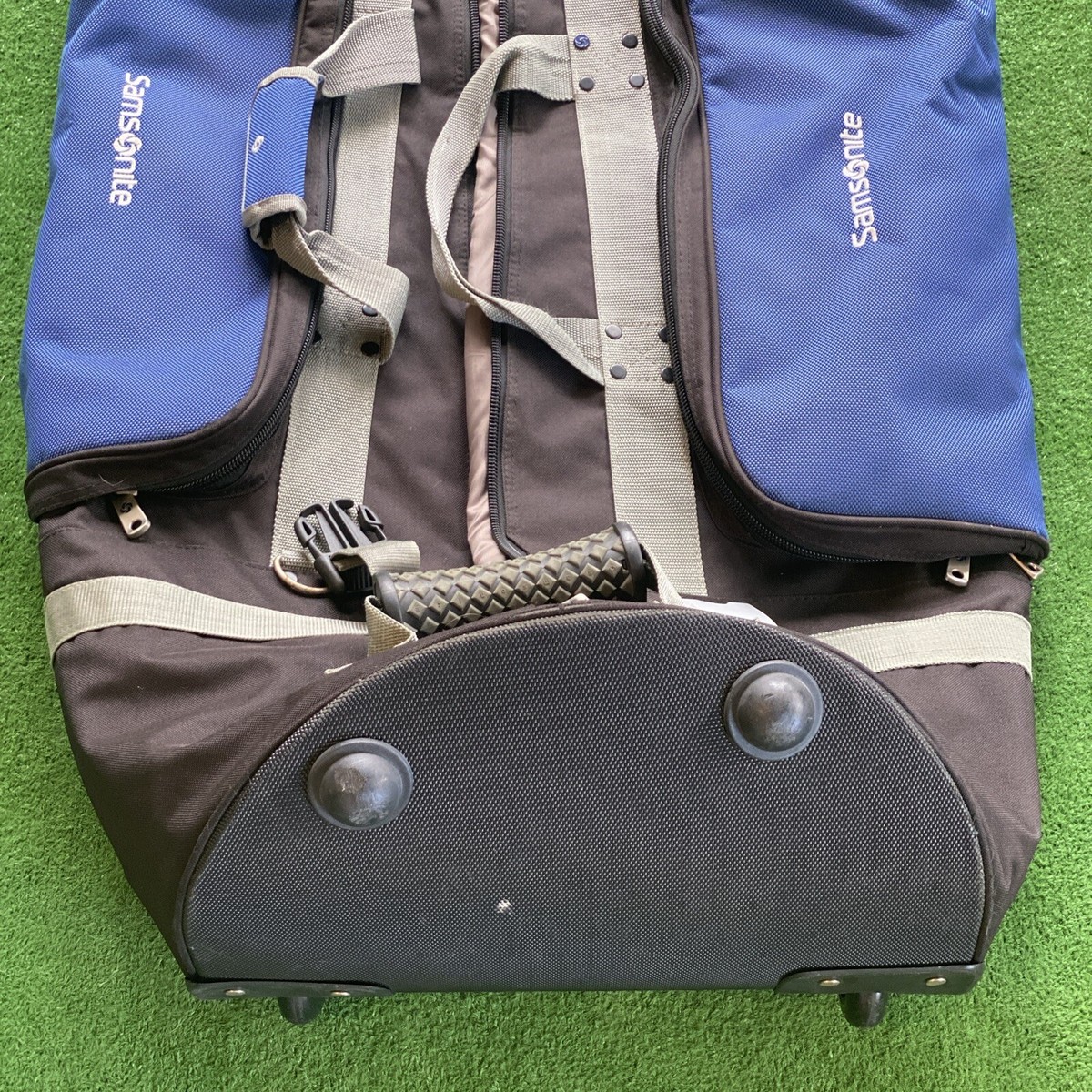 Samsonite Golf Black/Blue/Gray Rolling Travel Bag Soft Cover | eBay