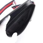 GUCCI GG Supreme Belt taille bum bag 792091FADJA1042 toile cuir noir gris 1A