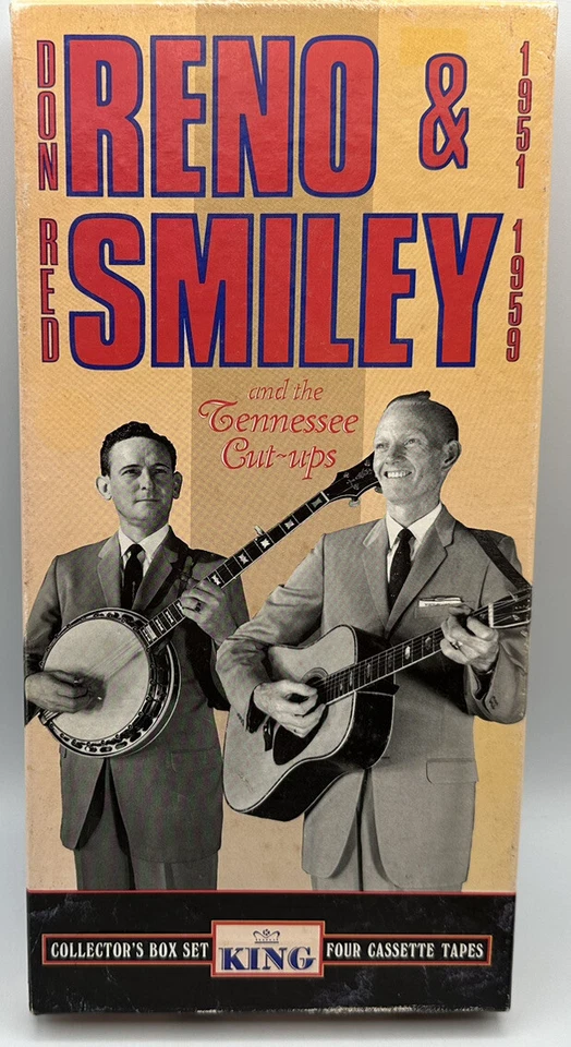 Don Reno & Red Smiley Four Cassette Box Set W/Pictorial Booklet 1951-1959 Foto 4 de 4