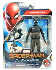 Spideman Black Costume Mcu Avengers 5" toy action figure Far from Home Movie lot