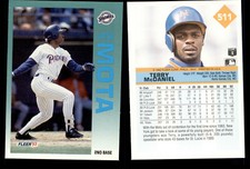 RARE! 1992 Fleer Wrong Back ERROR Card 1st Run Print Errors * YOU PICK *