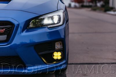 SS3 LED Fog Light kit for 15-21 Subaru WRX Max Yellow Diode Dynamics w/Backlight