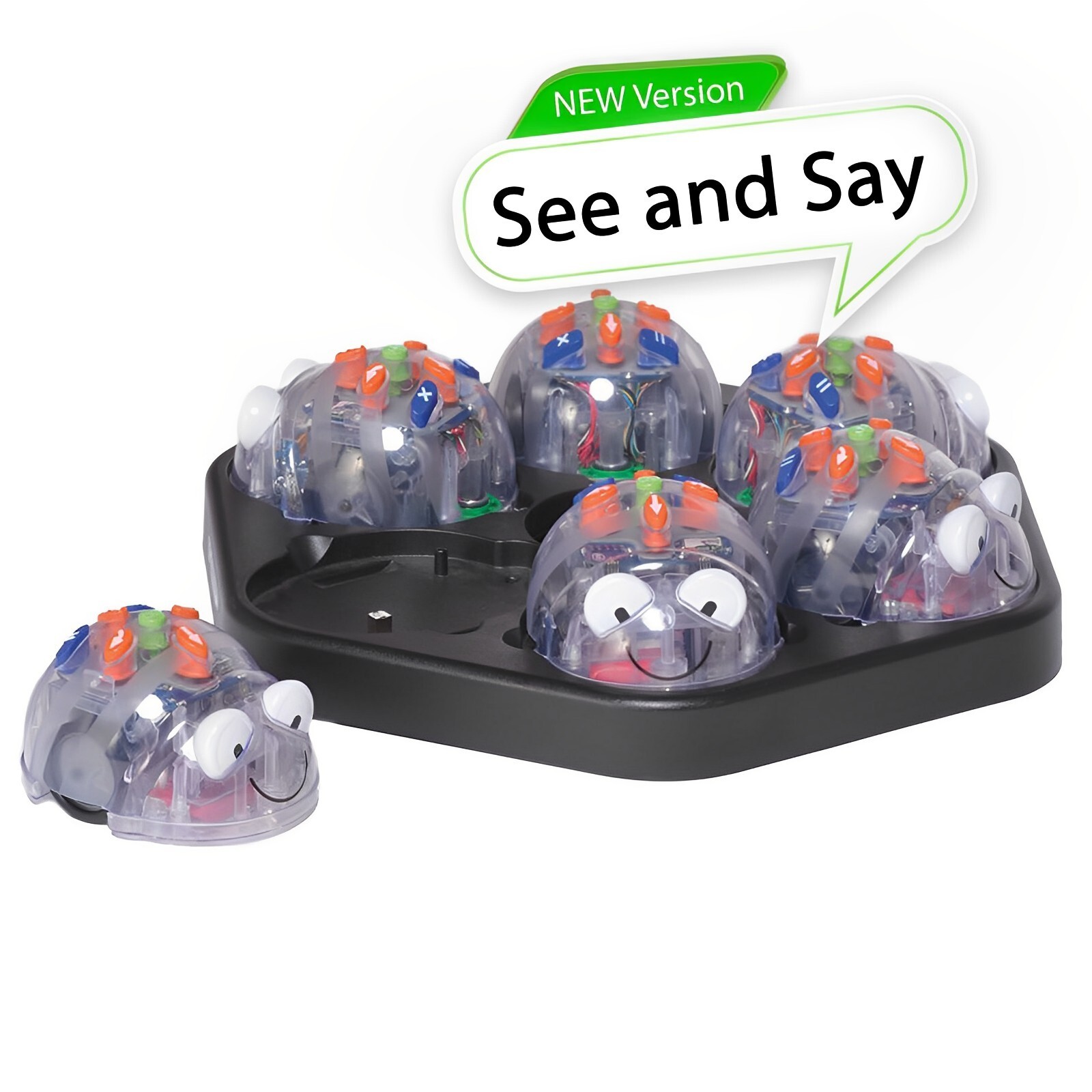 Blue Bot Coding Toy Robot with 3 Activity Play Mats and FREE TacTile Code Reader