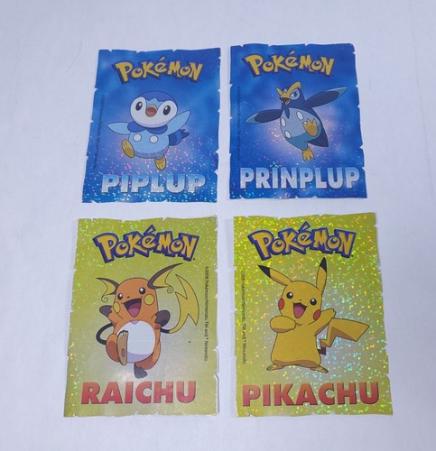 4 2008 Sandylion Pokemon Vinyl Decal Sticker RMVSPOK 1,2,11,12 Pre-owned