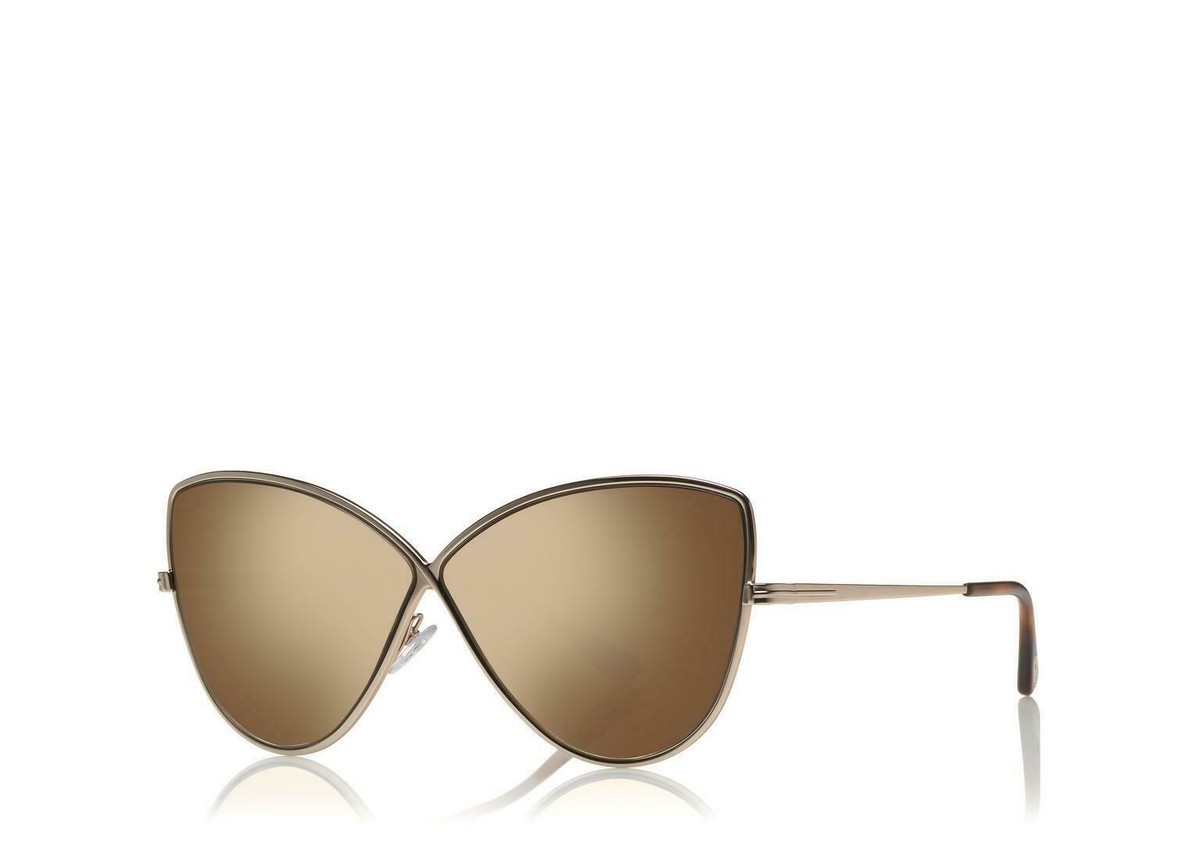 New Tom Ford FT0569 Elise 28G Sunglasses Tom Ford FT0569 Elise 28G Rose Gold/Brown Sunglasses New | eBay main image 3