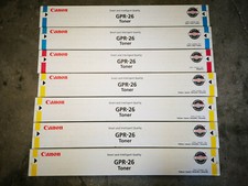 HUGE Canon GPR-26 Toner SET: 4x Yellow, 2x Cyan, 1x Magenta