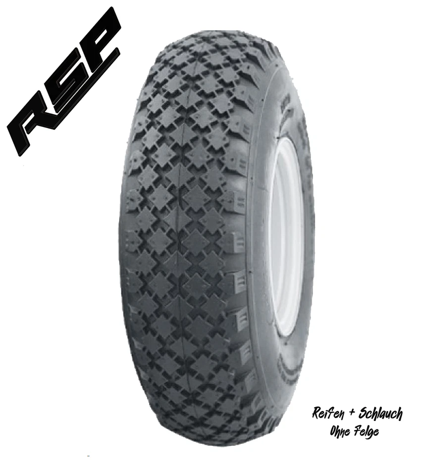 WANDA 3.00-4 Reifen (260x85) 2PR TT SET P6075 DIN7777 Sackkarre Schubkarre