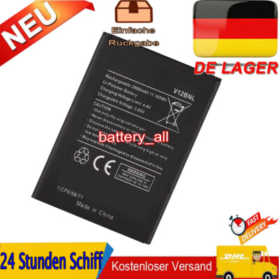 V12BNL Akku Für Wiko Harry 2, Harry 2 Smart Phone, View 1ICP5/58/71 2900mAh accu