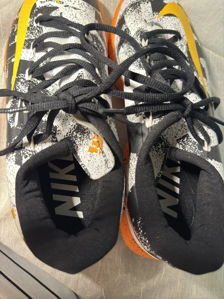 Nike KD 6 ID SZ 10 DS MVP Print Black White Orange Yellow Kevin Durant - Image 4 of 4