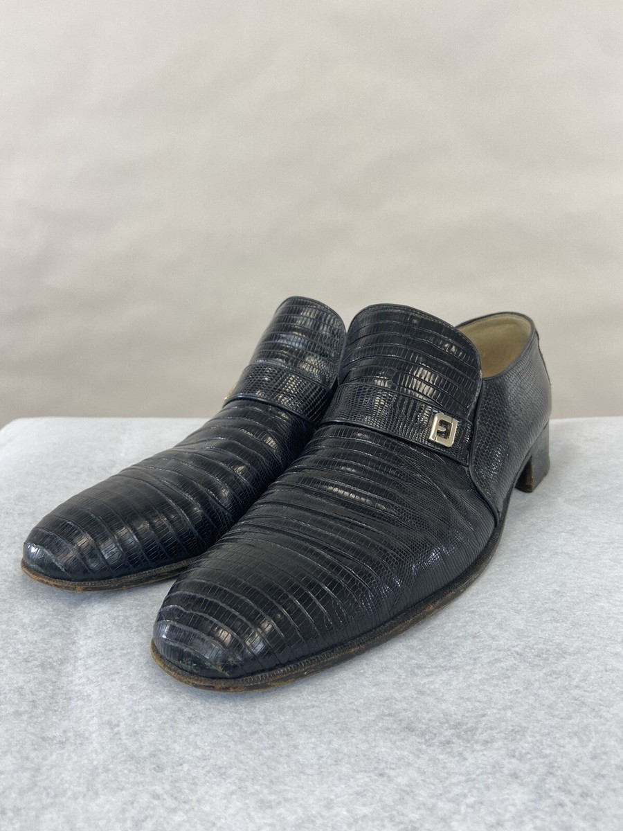 MENS FOOTJOY LIZARD LOAFERS DRESS SHOES SIZE 10 B(NARROW  display picture 1