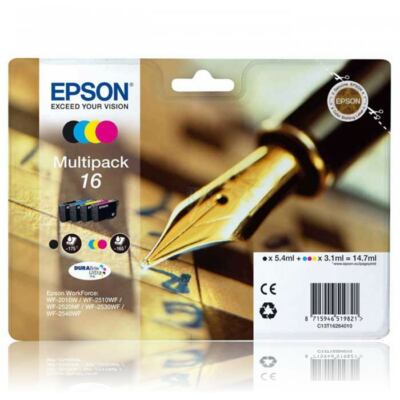 T1626 Epson 16 Original Multipack Tintenpatronen Stift und Kreuzworträtsel C13T16264012