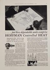 1931 Print Ad Hoffman Controlled Heat Uses Steam Pressure Waterbury,Connecticut