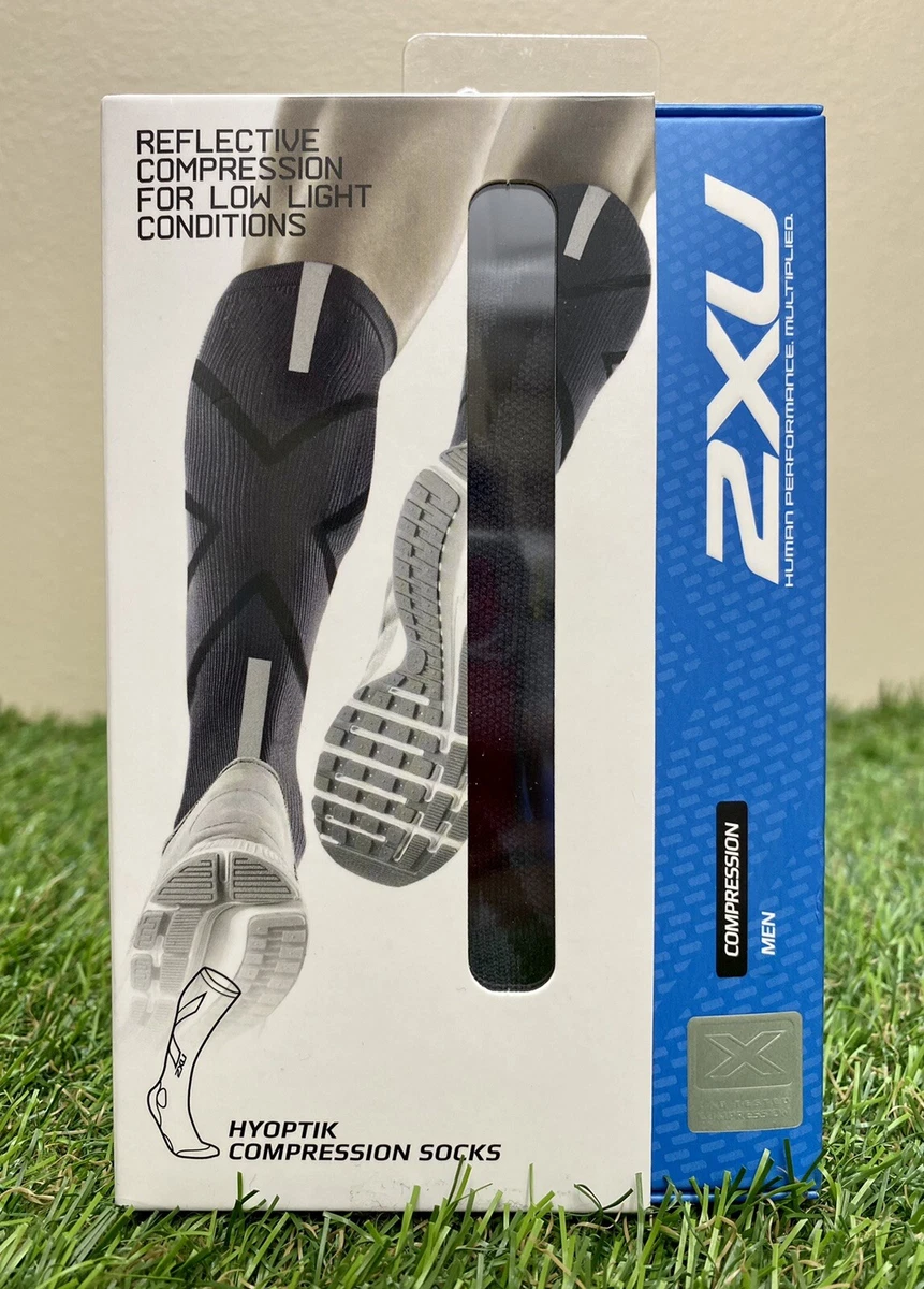 Chaussettes De Running Compression 2XU Performance Run - Noires - Taille L - Neuves