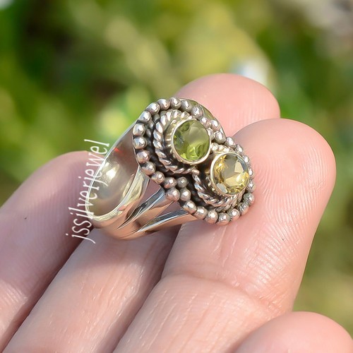 Bague Argent 925 Cocktail Pierre de Soleil, Grenat & Perle d'Eau Douce