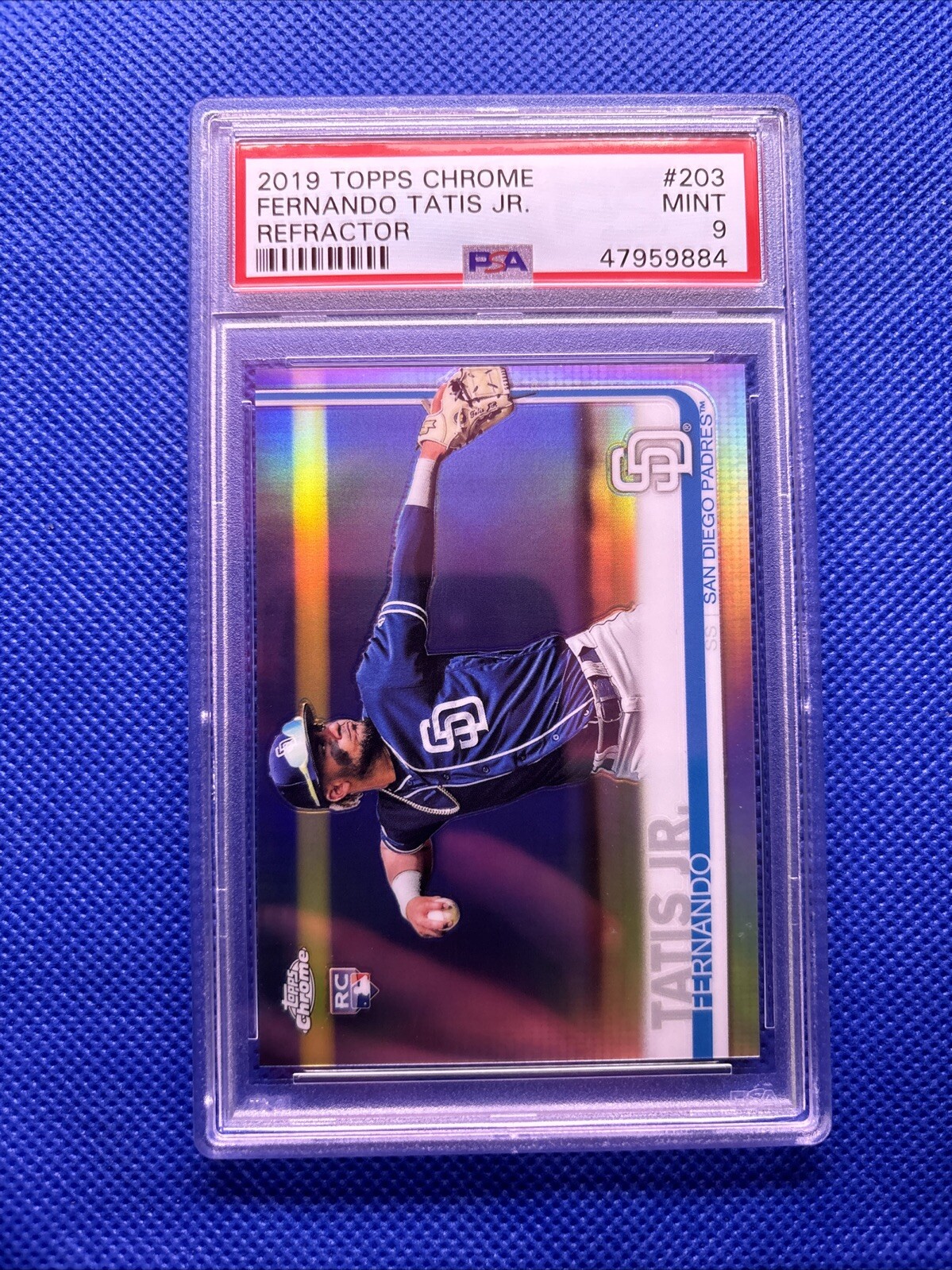 Fernando Tatis Jr. 2019 Topps Chrome #203 Refractor Price Guide