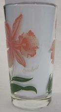 Orchid Peanut Butter Glass Glasses Drinking Kitchen Mauzy 75-2
