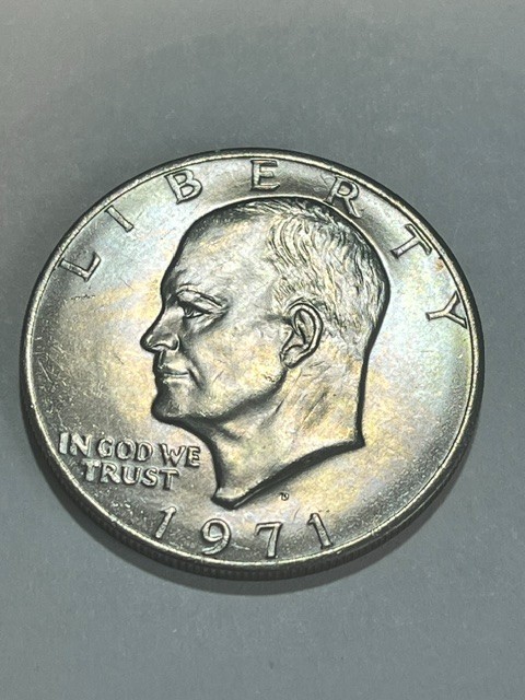 NICE 1971 D Dwight D. Eisenhower DOLLAR 100 CENT U.S $1 US IKE COIN