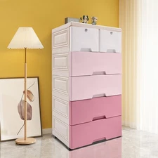 Plastic Drawers Dresser Storage Cabinet Dresser Organizer with Drawers