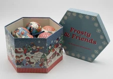 12 Frosty & Friends Snowman Christmas Tree Ornaments Xmas 1996 C&F Enterprises