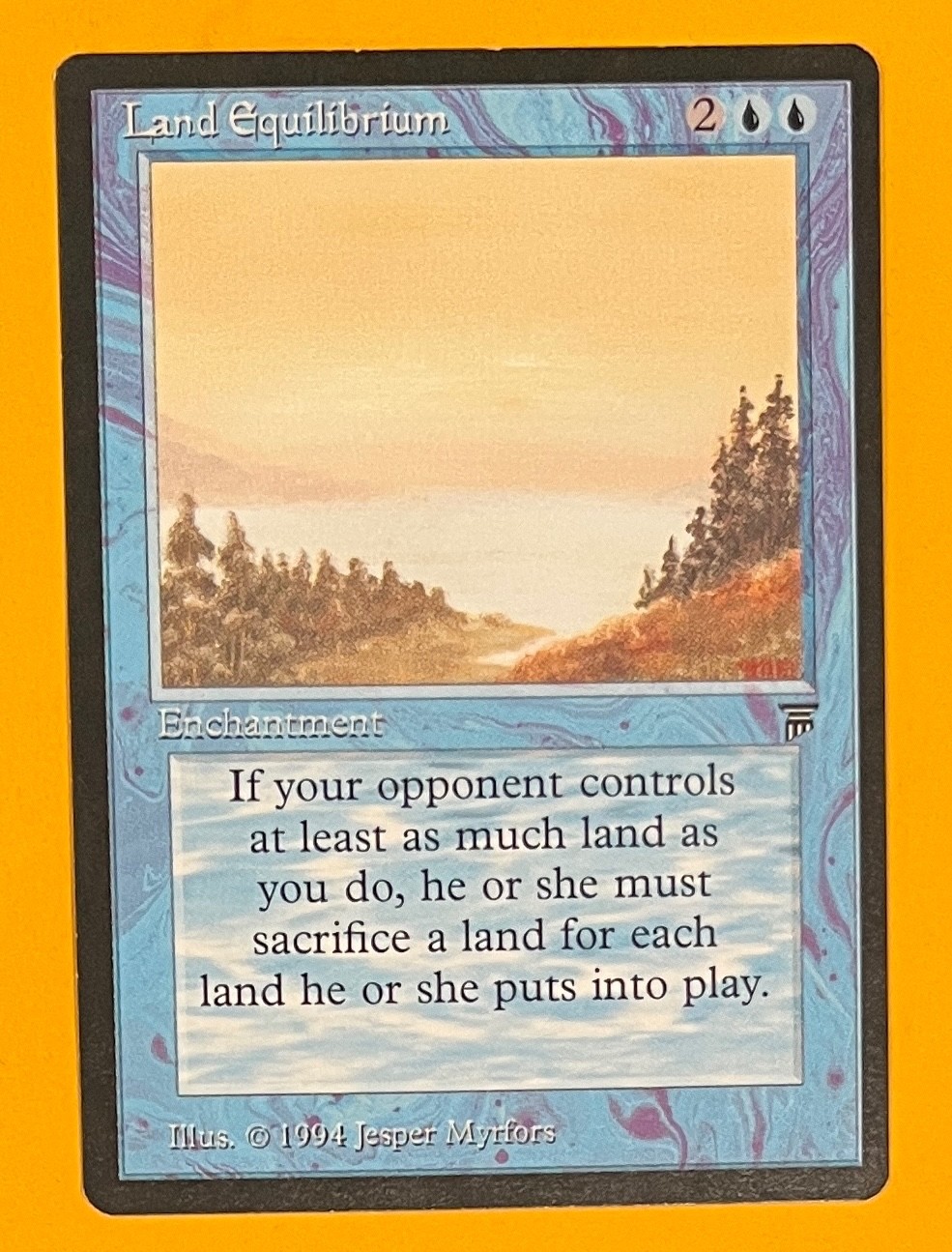 Land Equilibrium 1994 Legends Base Price Guide - Sports Card Investor