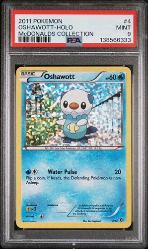 Oshawott graded PSA 9 for sale on eBay